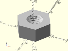 metric_nut() Example 3